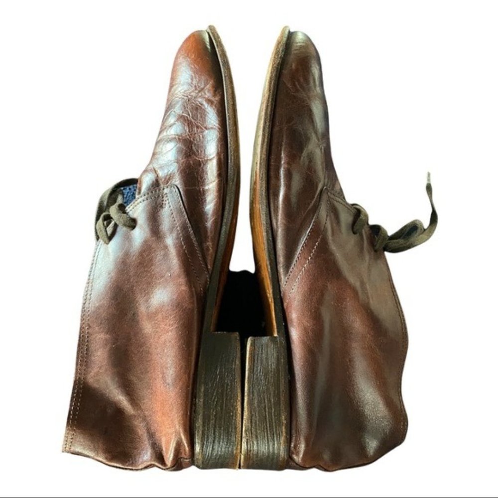 Billy Reid Indianola Boots - Brown Leather - Men’s Sz 10.5 - Picture 6 of 8